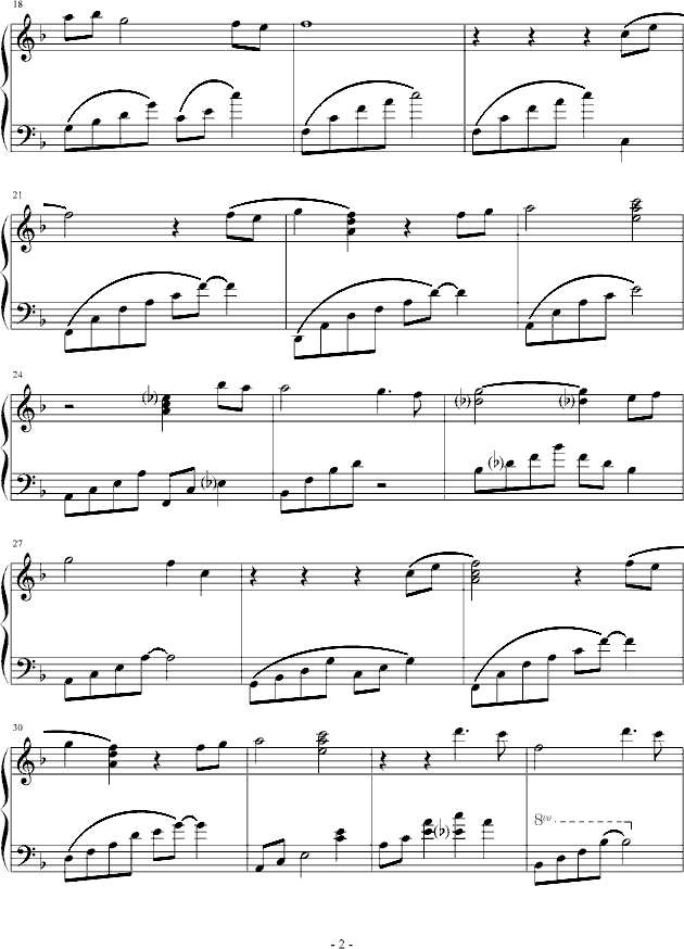WFS钢琴曲谱（图2）