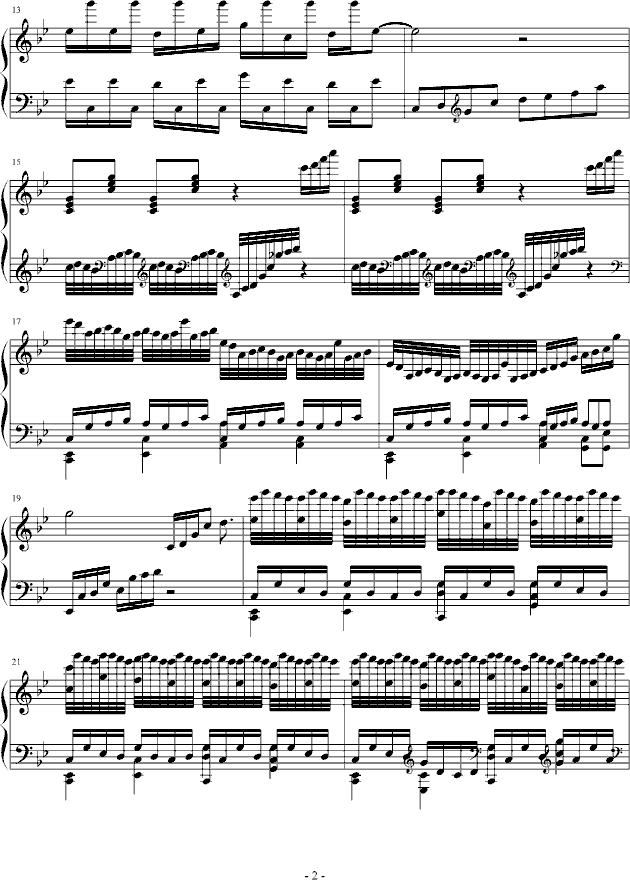 The White Rose钢琴曲谱（图2）