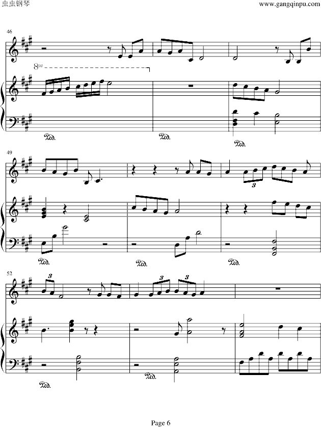 幸福纪念日钢琴曲谱（图6）