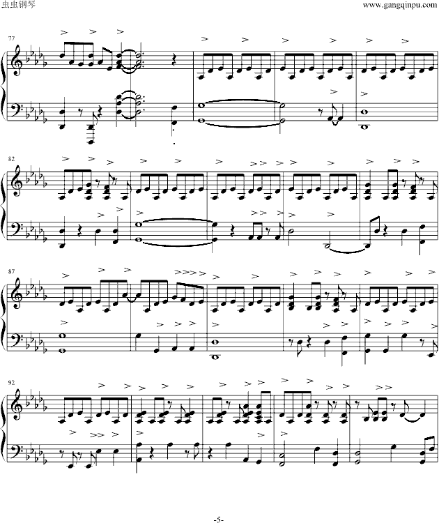 All of  me钢琴曲谱（图5）
