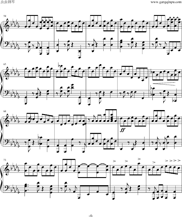 All of  me钢琴曲谱（图4）