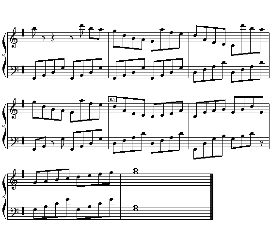 梁祝钢琴曲谱（图4）