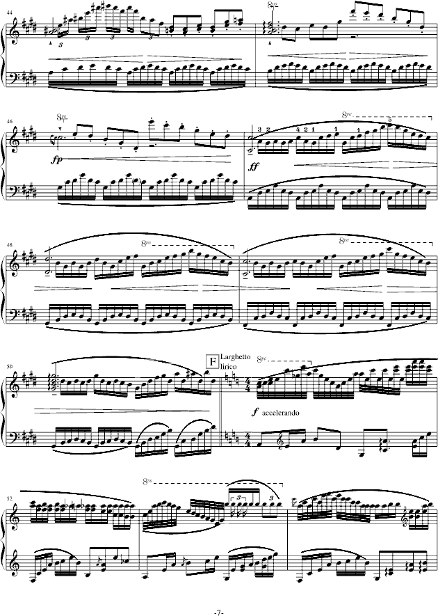 流逝天堂钢琴曲谱（图7）