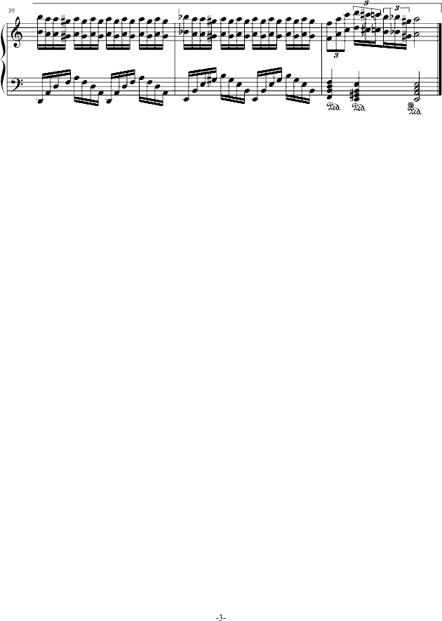 单恋钢琴曲谱（图3）