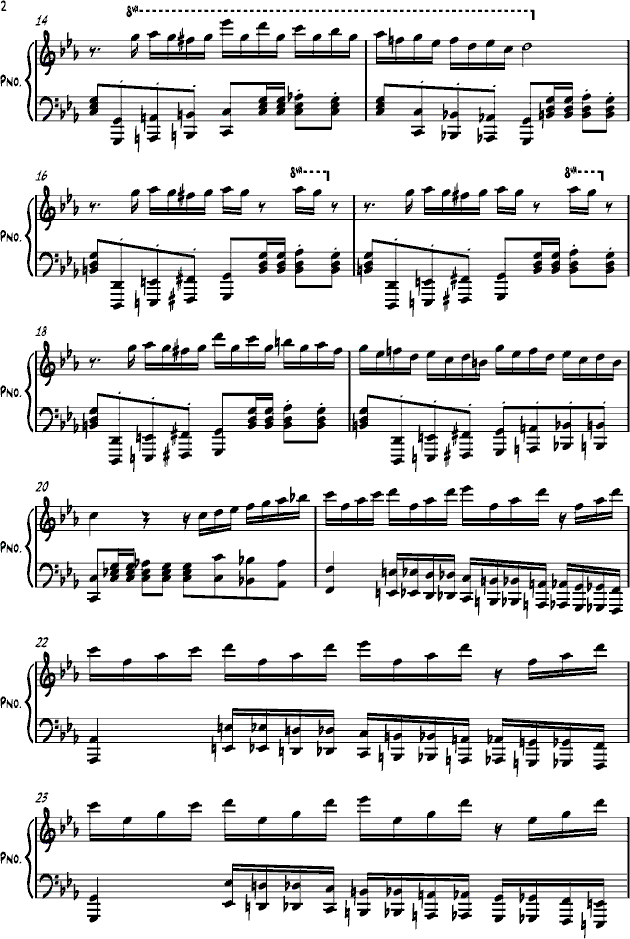 Victory 胜利钢琴曲谱（图2）