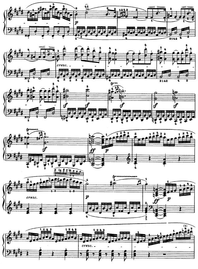 月光曲（Op.27 No.2）钢琴曲谱（图6）