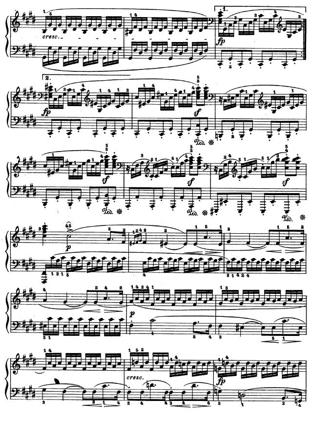 月光曲（Op.27 No.2）钢琴曲谱（图8）