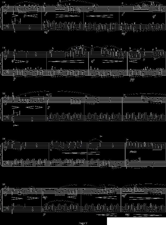 奏鸣曲（莫扎特C大调K.545-完整版）（寒风制谱版）钢琴曲谱（图7）