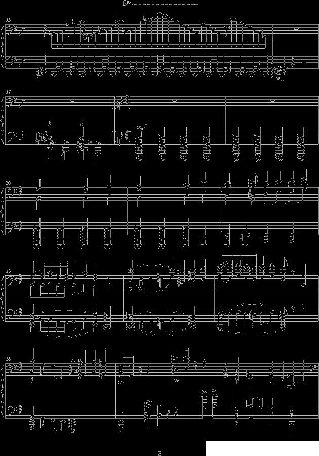 诺玛的回忆钢琴曲谱（图2）