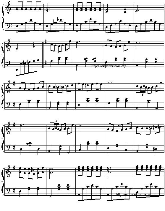 White lover（电视剧《冬日恋歌》插曲）钢琴曲谱（图2）