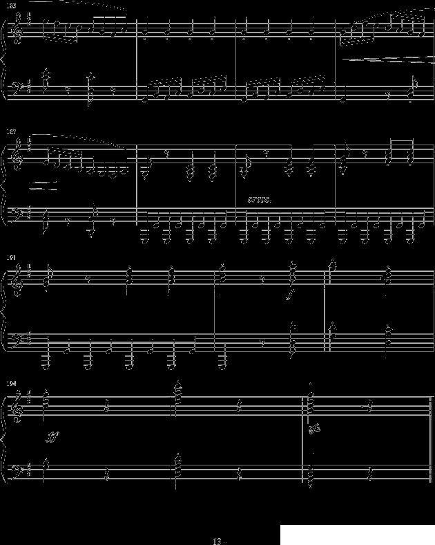 吉普赛回旋曲（全国钢琴演奏（业余）考级第六级曲目）钢琴曲谱（图13）
