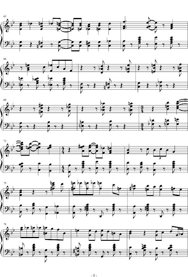 Finger Breaker（lizst123编谱版）钢琴曲谱（图5）