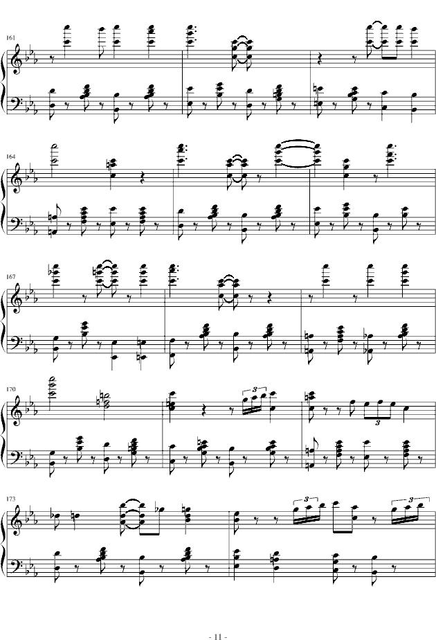 Finger Breaker（lizst123编谱版）钢琴曲谱（图11）