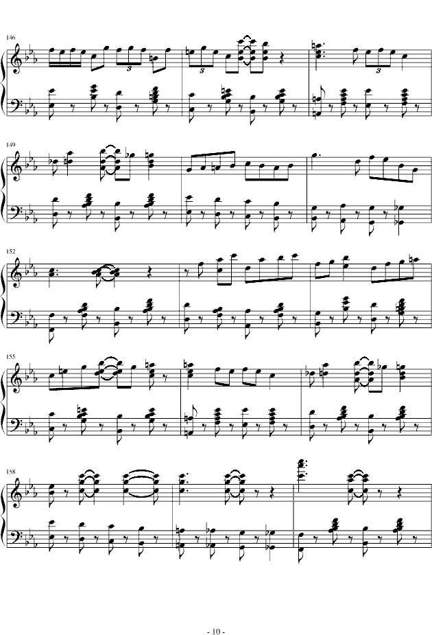 Finger Breaker（lizst123编谱版）钢琴曲谱（图10）