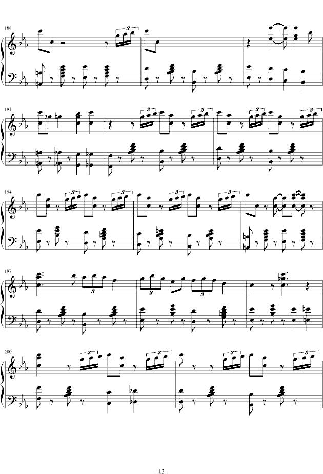 Finger Breaker（lizst123编谱版）钢琴曲谱（图13）