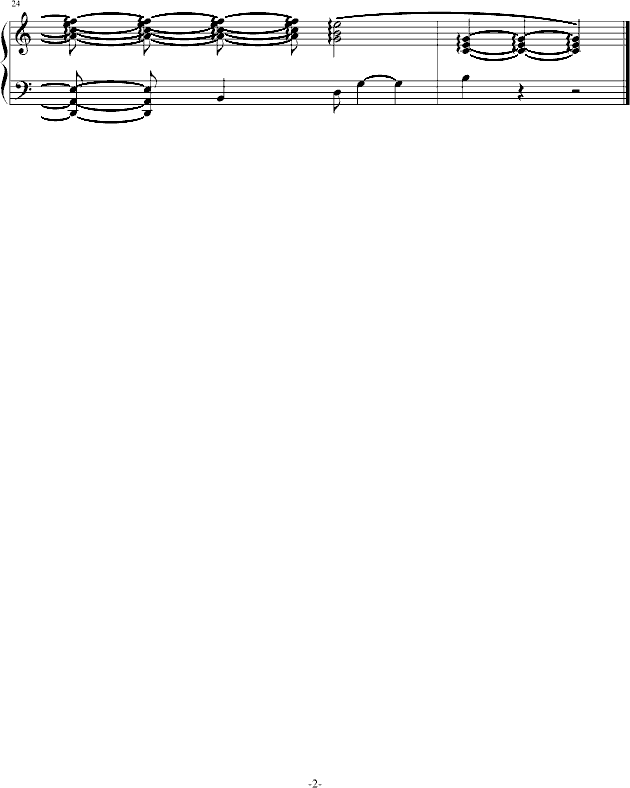 过去的点滴钢琴曲谱（图2）