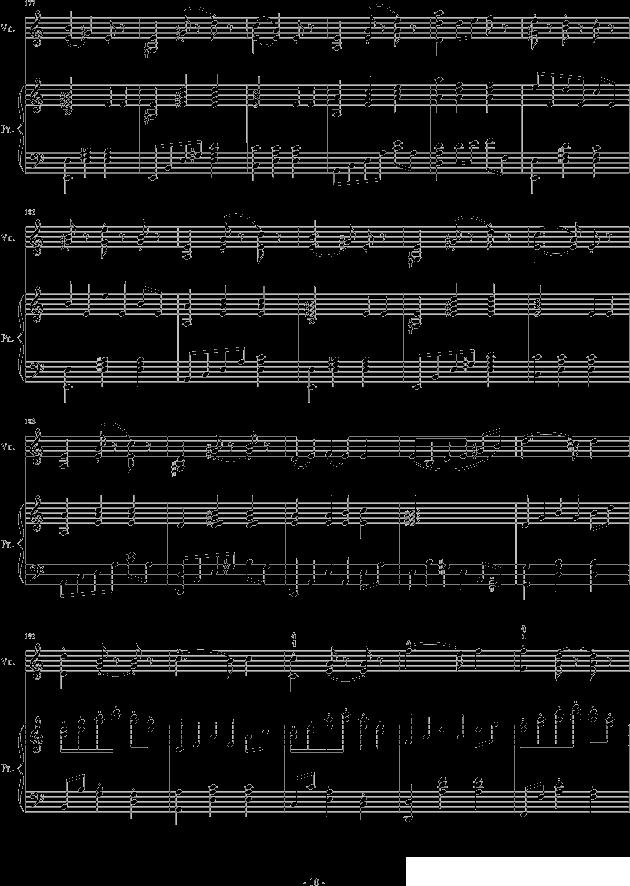 A小调舞曲（For Piano And Violin）钢琴曲谱（图10）