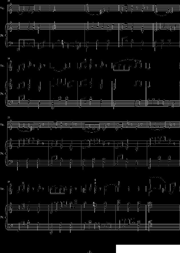 A小调舞曲（For Piano And Violin）钢琴曲谱（图2）
