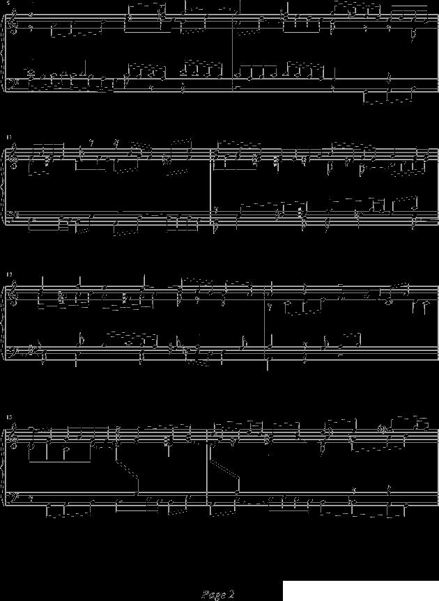 Fuga I钢琴曲谱（图2）