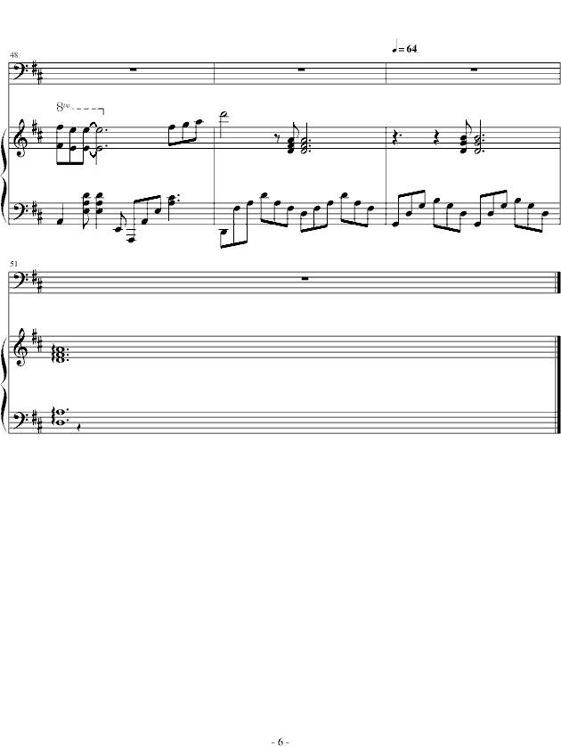 银河船钢琴曲谱（图6）