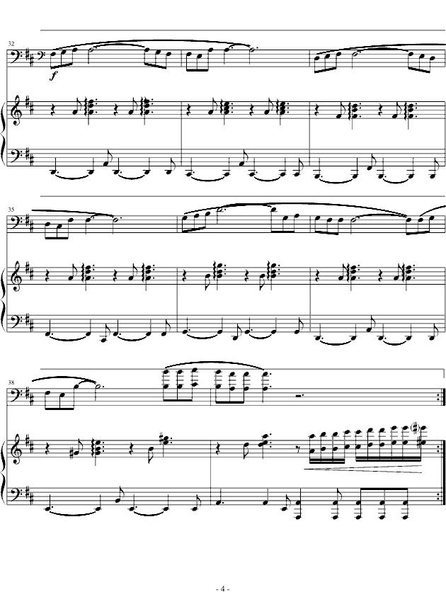 银河船钢琴曲谱（图4）
