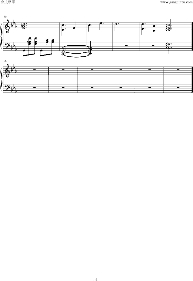 黑执事插曲钢琴曲谱（图4）