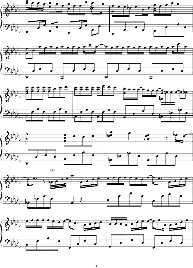 钟无艳钢琴曲谱（图3）