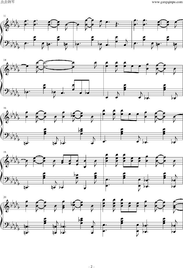 钻石钢琴曲谱（图2）