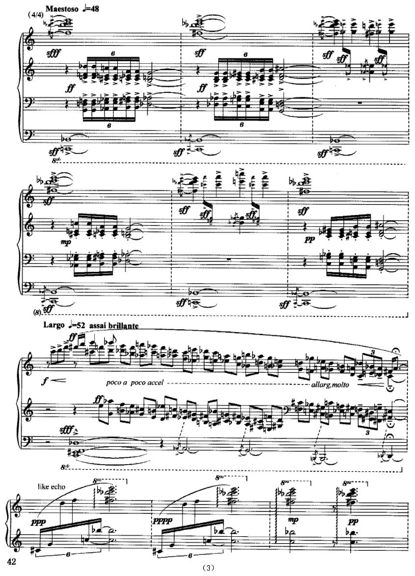 冬雪钢琴曲谱（图3）