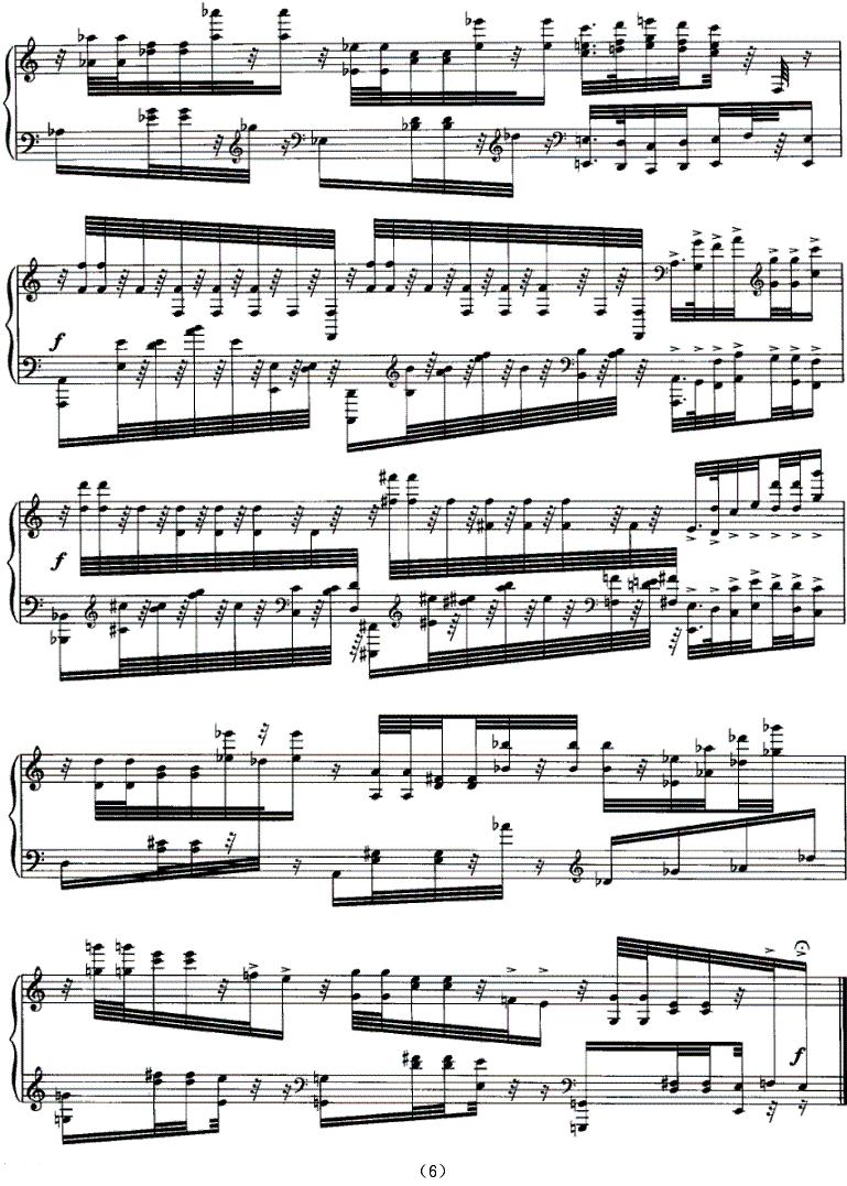 中国戏（组曲）钢琴曲谱（图6）