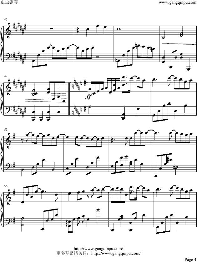 不想懂得钢琴曲谱（图4）