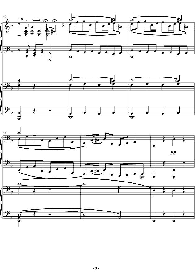 拉赫玛尼诺夫第三钢琴协奏曲钢琴曲谱（图9）