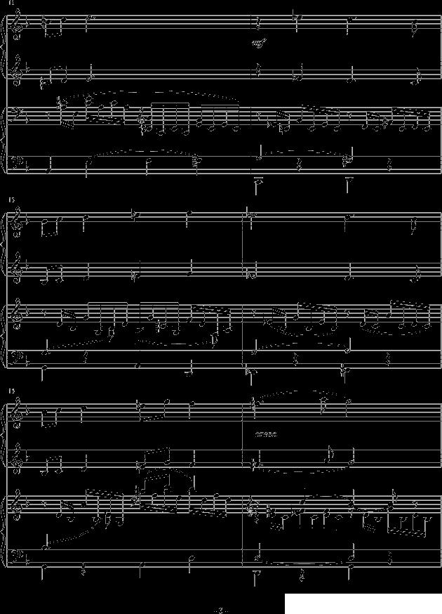 拉赫玛尼诺夫第三钢琴协奏曲钢琴曲谱（图3）