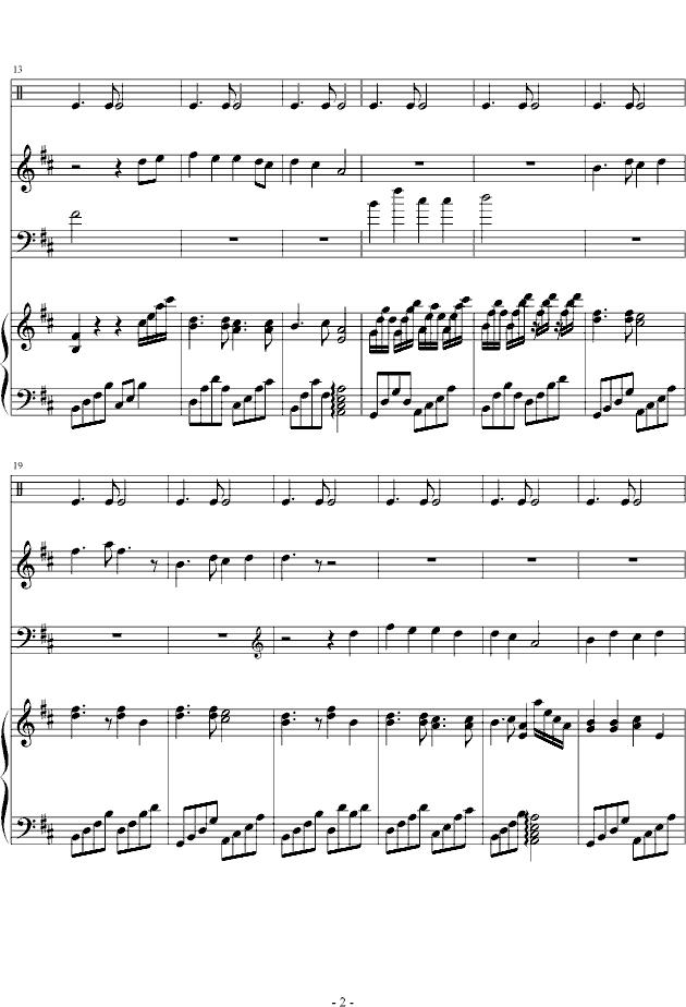 星月神话（纯音乐）钢琴曲谱（图2）