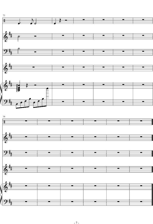 星月神话（纯音乐）钢琴曲谱（图7）