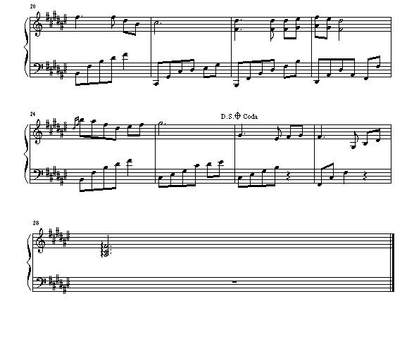 The First Snowflqkes（第一片雪花）钢琴曲谱（图2）