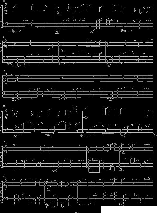 写给自己的歌钢琴曲谱（图2）
