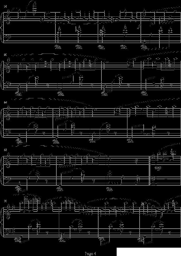The Fountain钢琴曲谱（图4）
