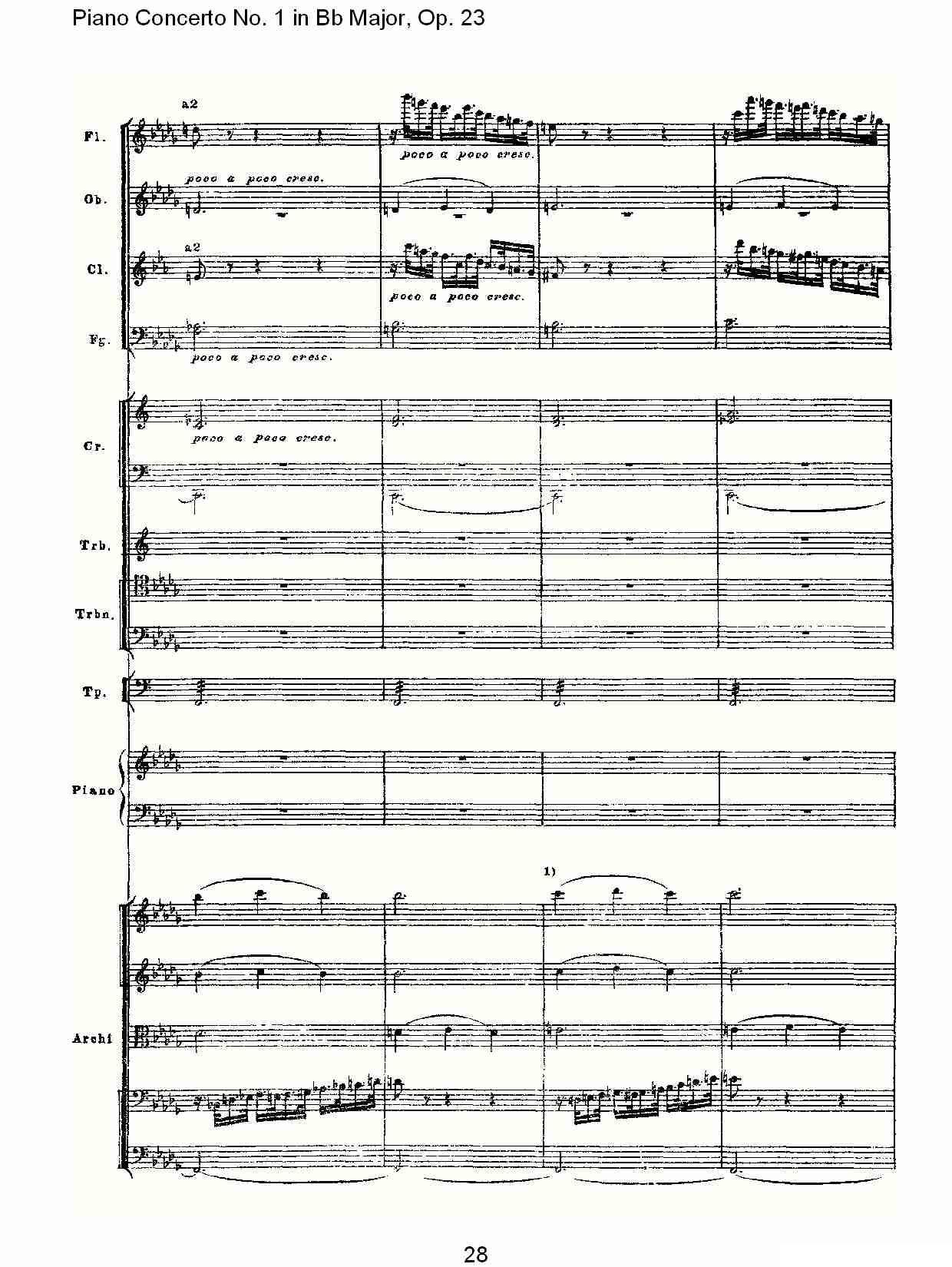 Bb大调第一钢琴协奏曲,Op.23第三乐章（一）钢琴曲谱（图28）