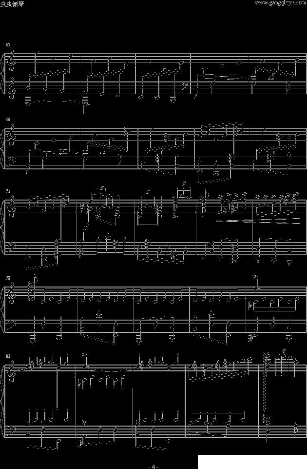 Danse Espagnole钢琴曲谱（图4）