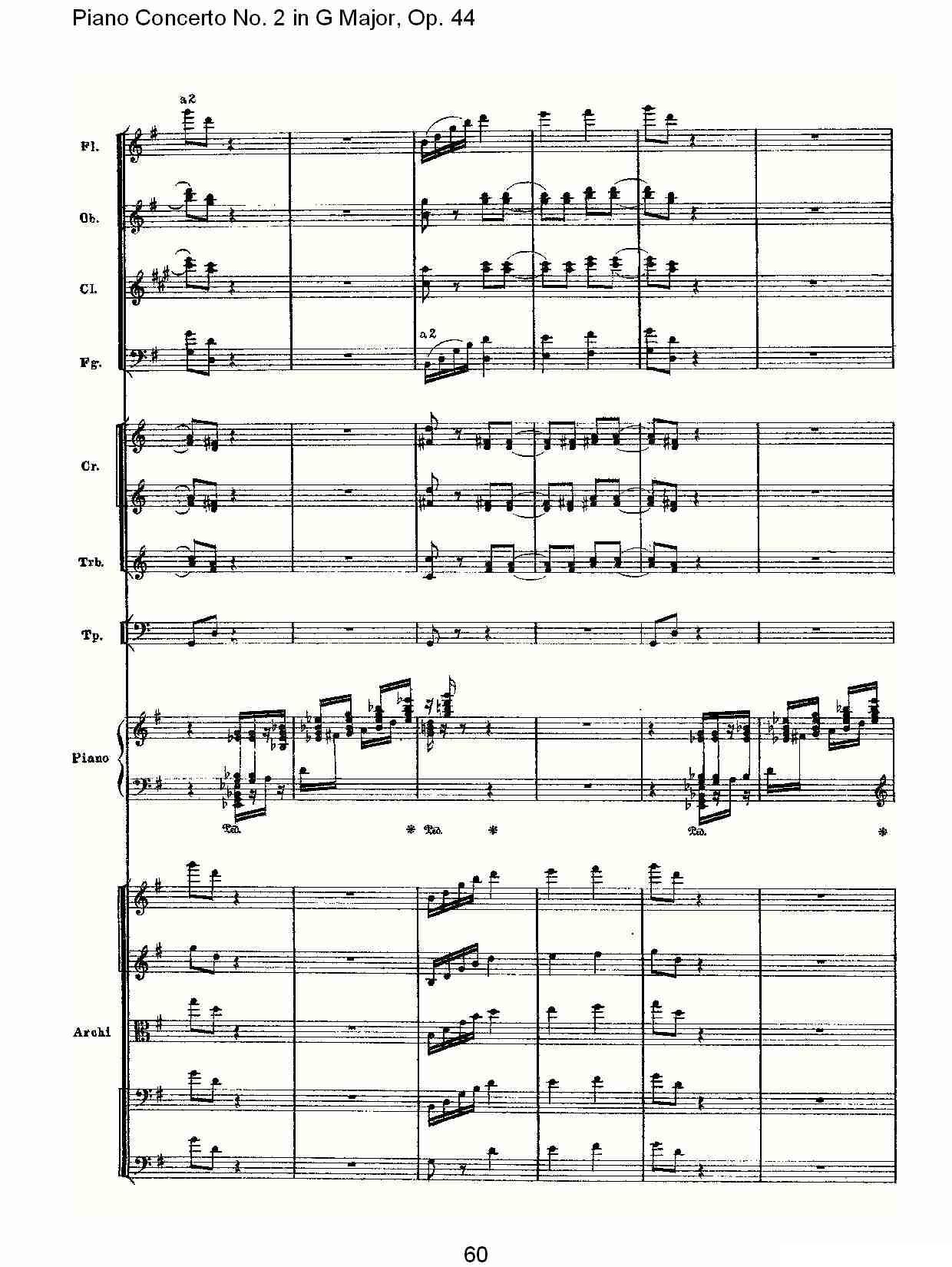 G大调第二钢琴协奏曲, Op.44第三乐章（二）钢琴曲谱（图25）