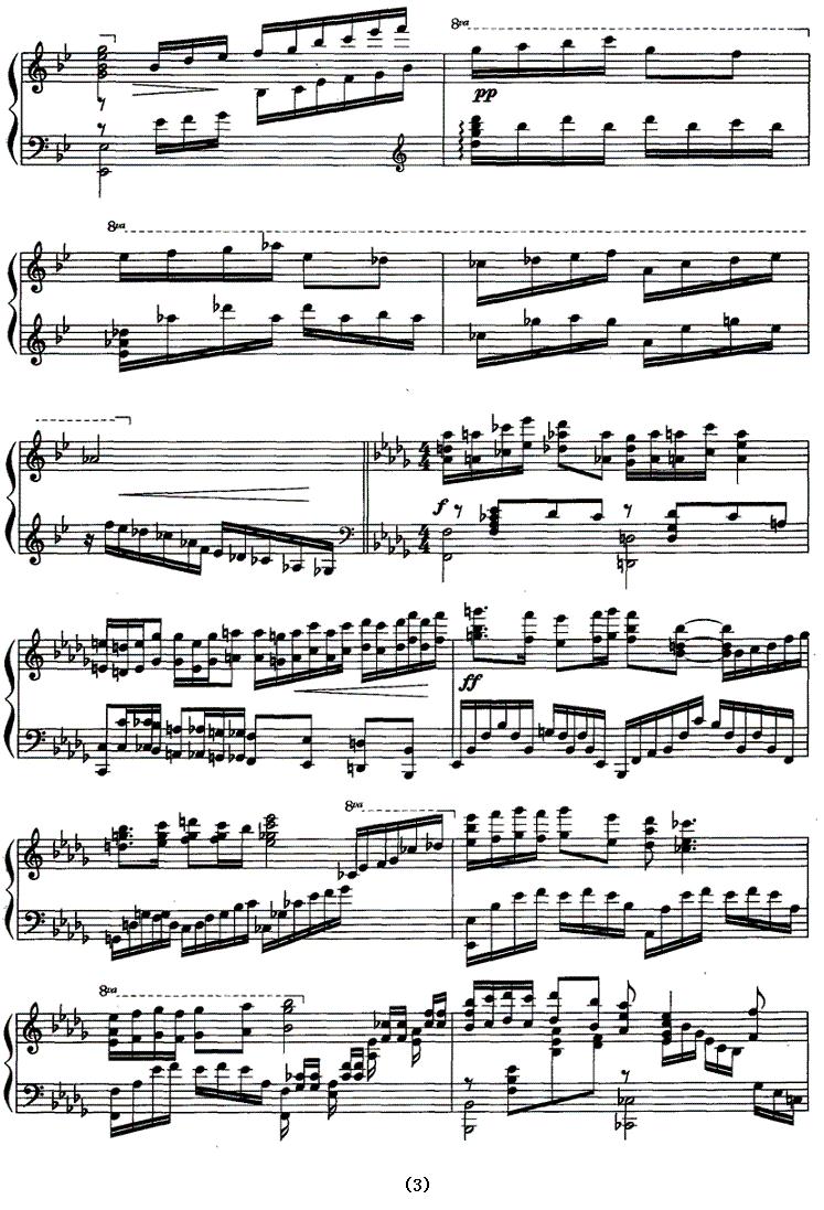 幻想曲（唐昌菲 张俊曲）钢琴曲谱（图3）