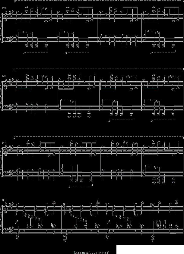 土耳其进行曲（瓦洛多斯改编莫扎特版）钢琴曲谱（图9）