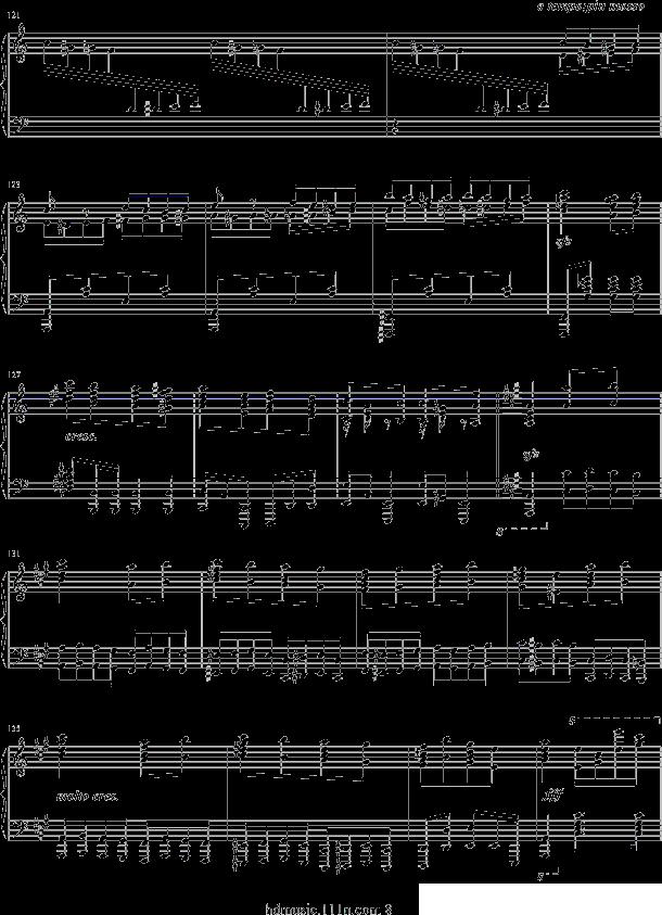 土耳其进行曲（瓦洛多斯改编莫扎特版）钢琴曲谱（图8）