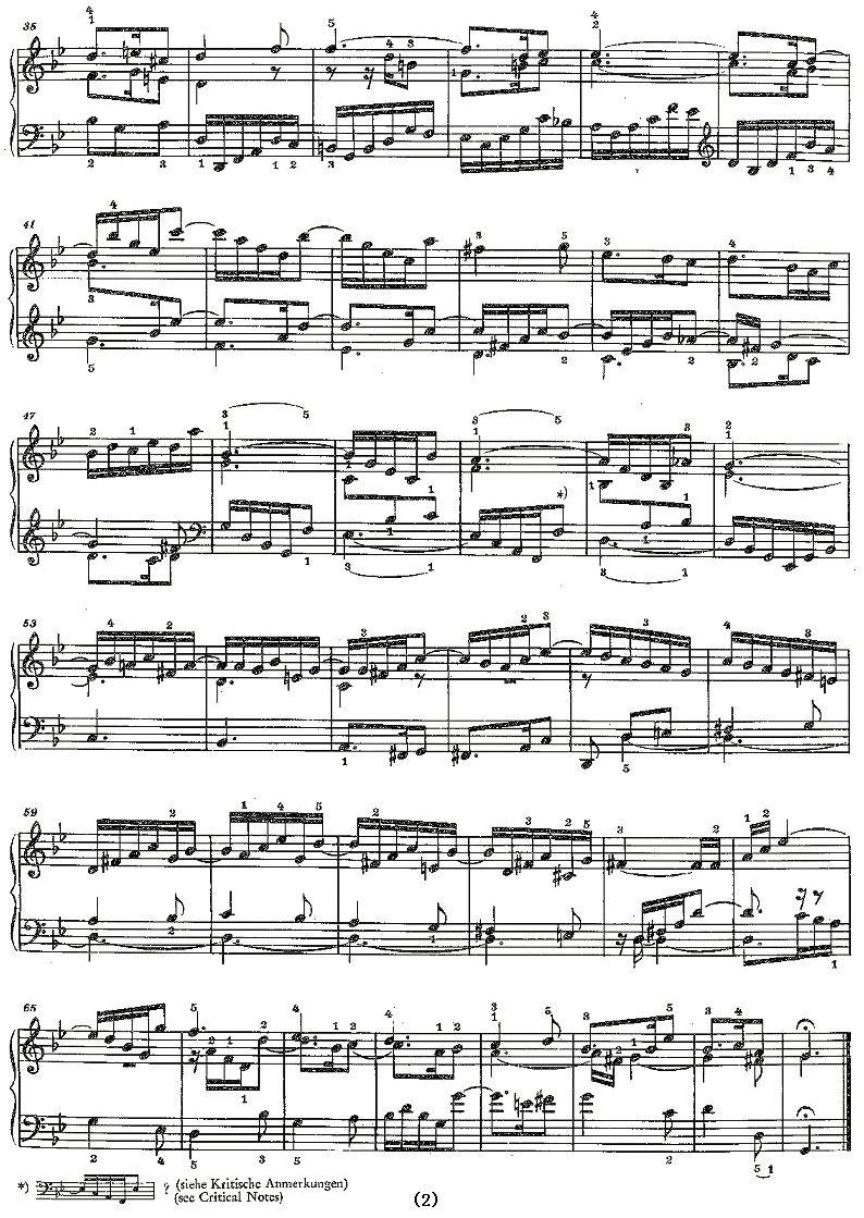 Sinfonia 11 BWV-797钢琴曲谱（图2）