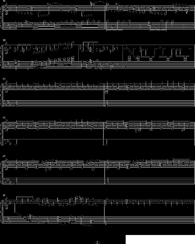 Concerto（巴赫第一键盘乐协奏）钢琴曲谱（图5）