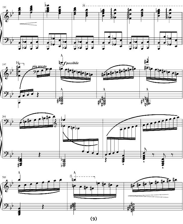 香槟之歌（李斯特《唐璜的回忆》选段）钢琴曲谱（图9）