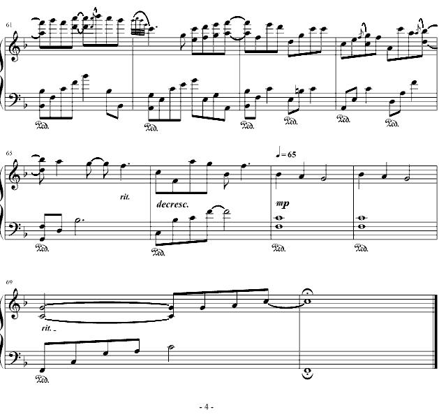 Love me（完美演奏版）钢琴曲谱（图4）