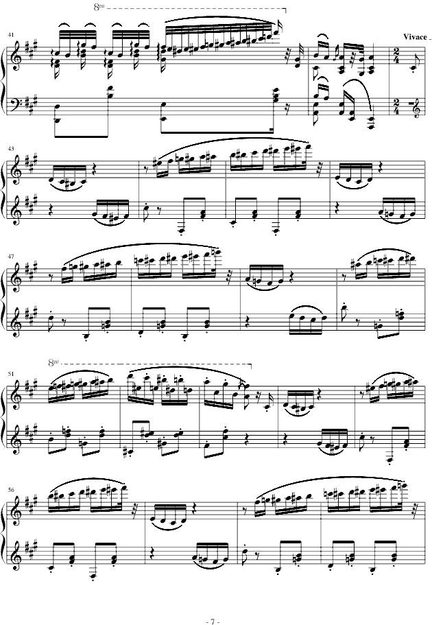 匈牙利狂想曲第11号钢琴曲谱（图7）