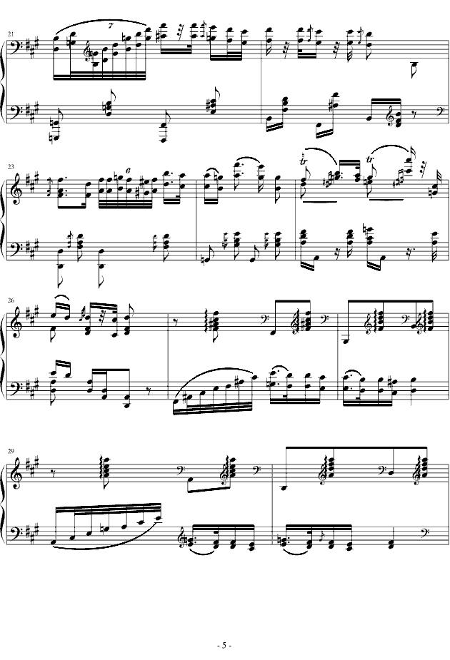 匈牙利狂想曲第11号钢琴曲谱（图5）